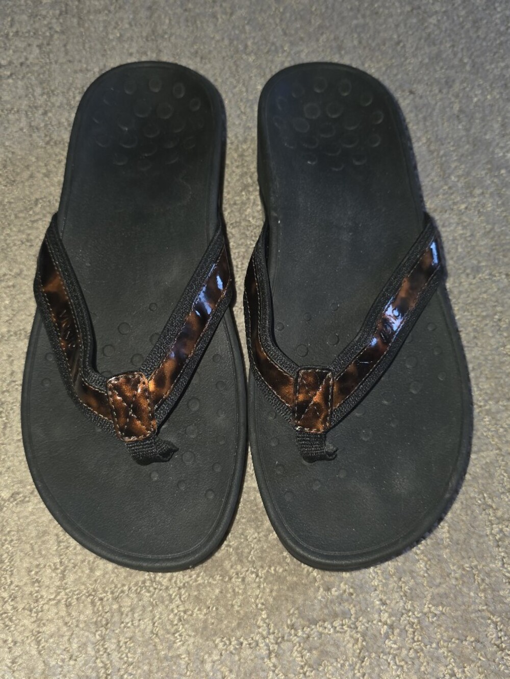 Vionic High Tide Tortiose Flip Flop Sz 10